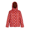 Red - Front - Regatta Girls Orla Kiely Plain Padded Jacket