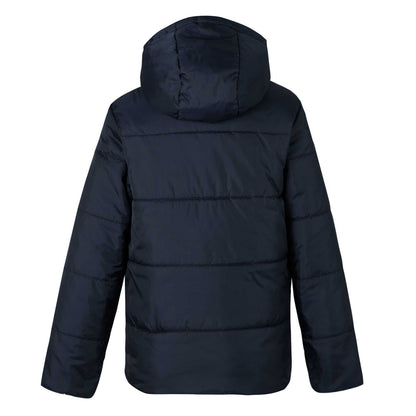 Blue - Back - Regatta Girls Orla Kiely Daisy Padded Jacket