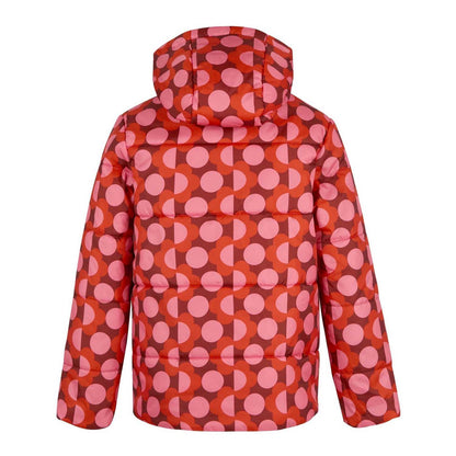 Red-Burnt Henna - Back - Regatta Girls Orla Kiely Daisy Padded Jacket