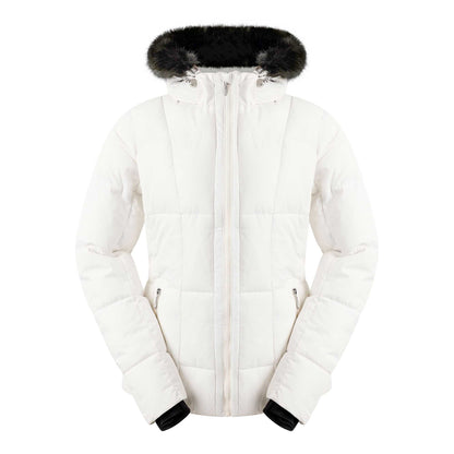 Egret - Front - Dare 2B Womens-Ladies Glamourize VI Ski Jacket
