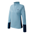 Glacier Lake-Navy - Side - Dare 2B Womens-Ladies Core Stretch Quarter Zip Midlayer