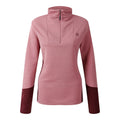 Lilas-Fig - Front - Dare 2B Womens-Ladies Core Stretch Quarter Zip Midlayer