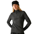 Black - Lifestyle - Dare 2B Womens-Ladies Core Stretch Quarter Zip Midlayer