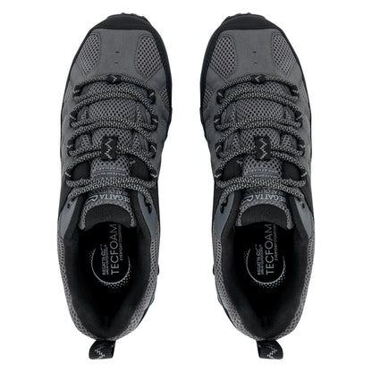 Granite-Dark Steel - Lifestyle - Regatta Mens Edgepoint IV Low Walking Shoes