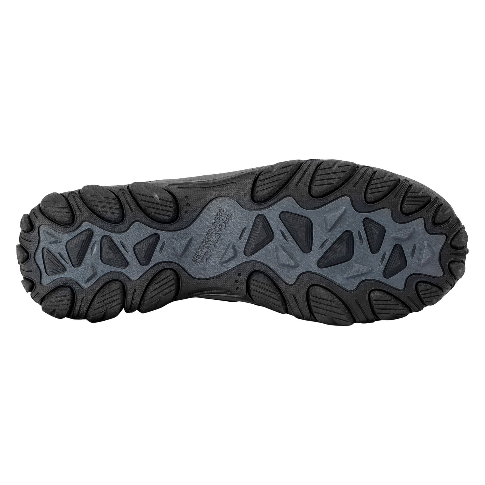 Granite-Dark Steel - Pack Shot - Regatta Mens Edgepoint IV Low Walking Shoes