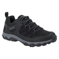 Black-Granite - Front - Regatta Mens Edgepoint IV Low Walking Shoes