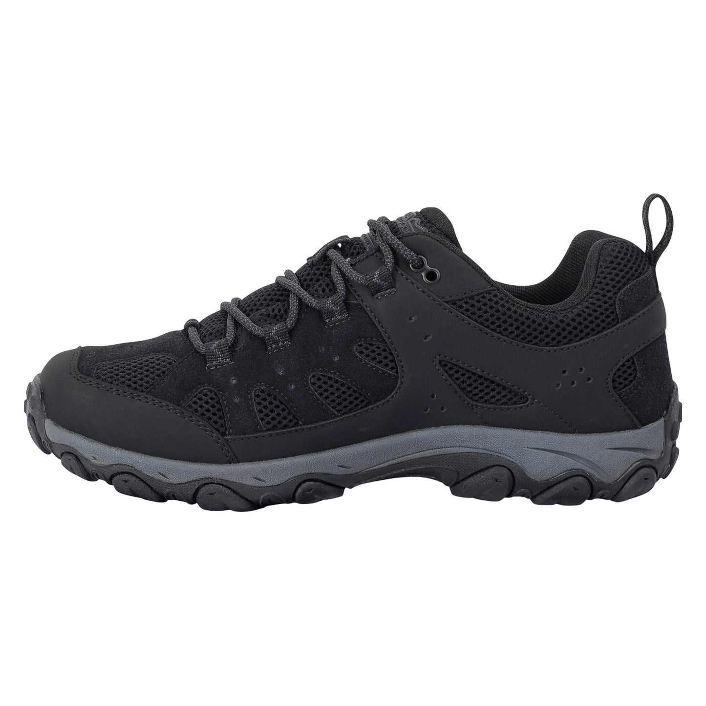 Black-Granite - Back - Regatta Mens Edgepoint IV Low Walking Shoes