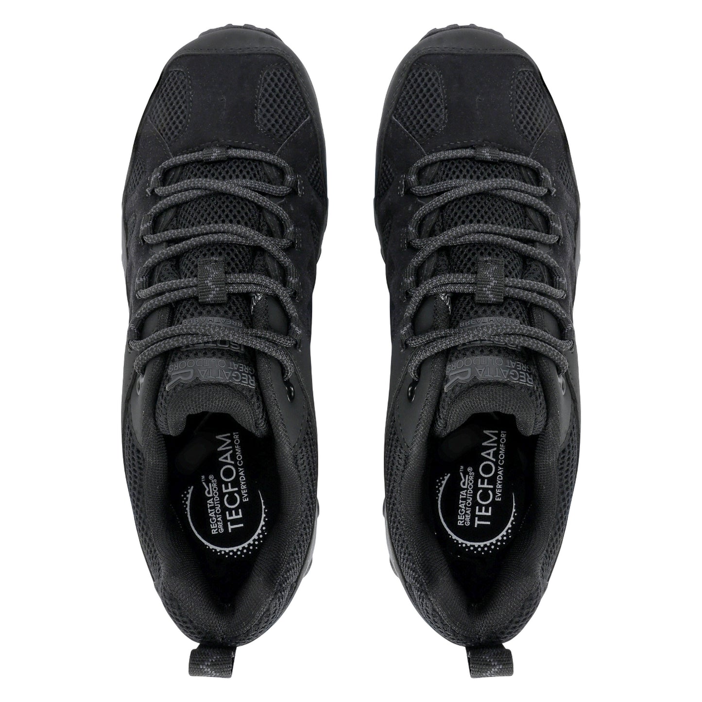 Black-Granite - Lifestyle - Regatta Mens Edgepoint IV Low Walking Shoes