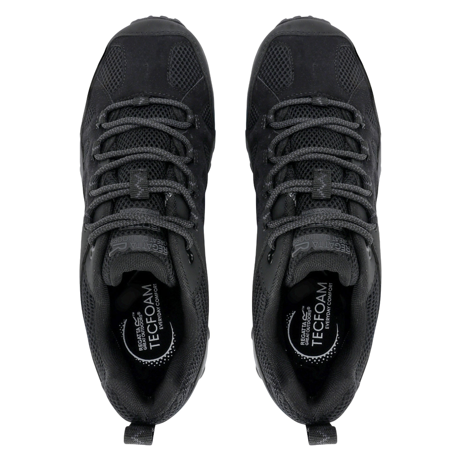 Black-Granite - Lifestyle - Regatta Mens Edgepoint IV Low Walking Shoes
