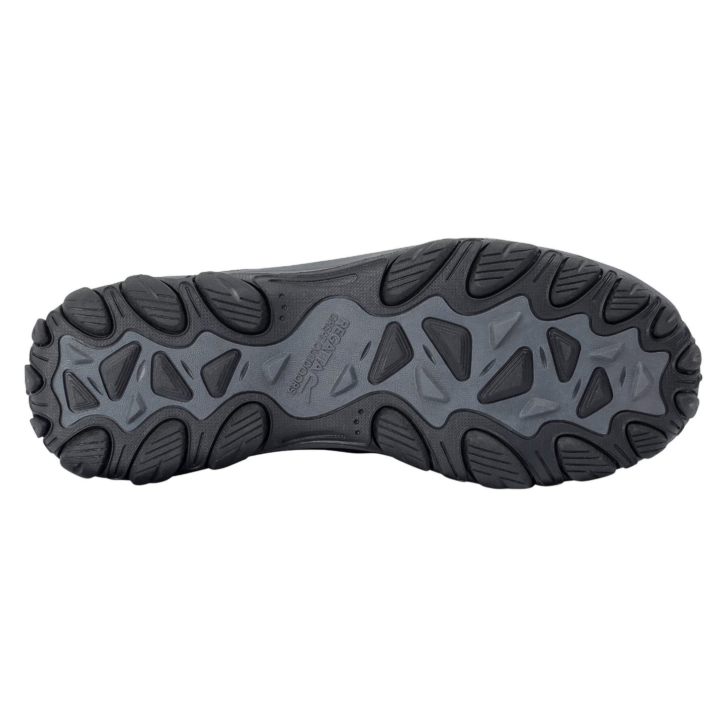 Black-Granite - Pack Shot - Regatta Mens Edgepoint IV Low Walking Shoes