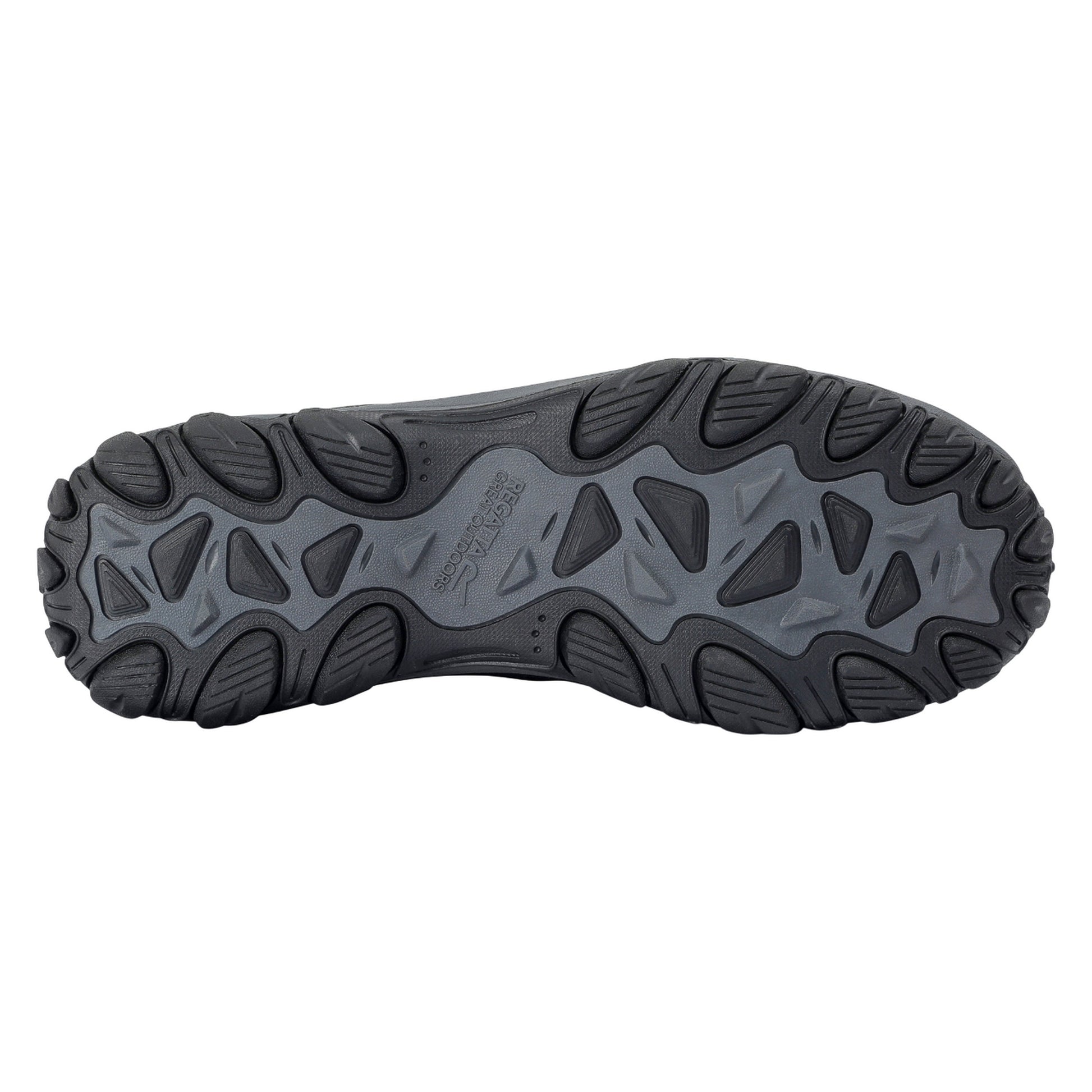 Black-Granite - Pack Shot - Regatta Mens Edgepoint IV Low Walking Shoes