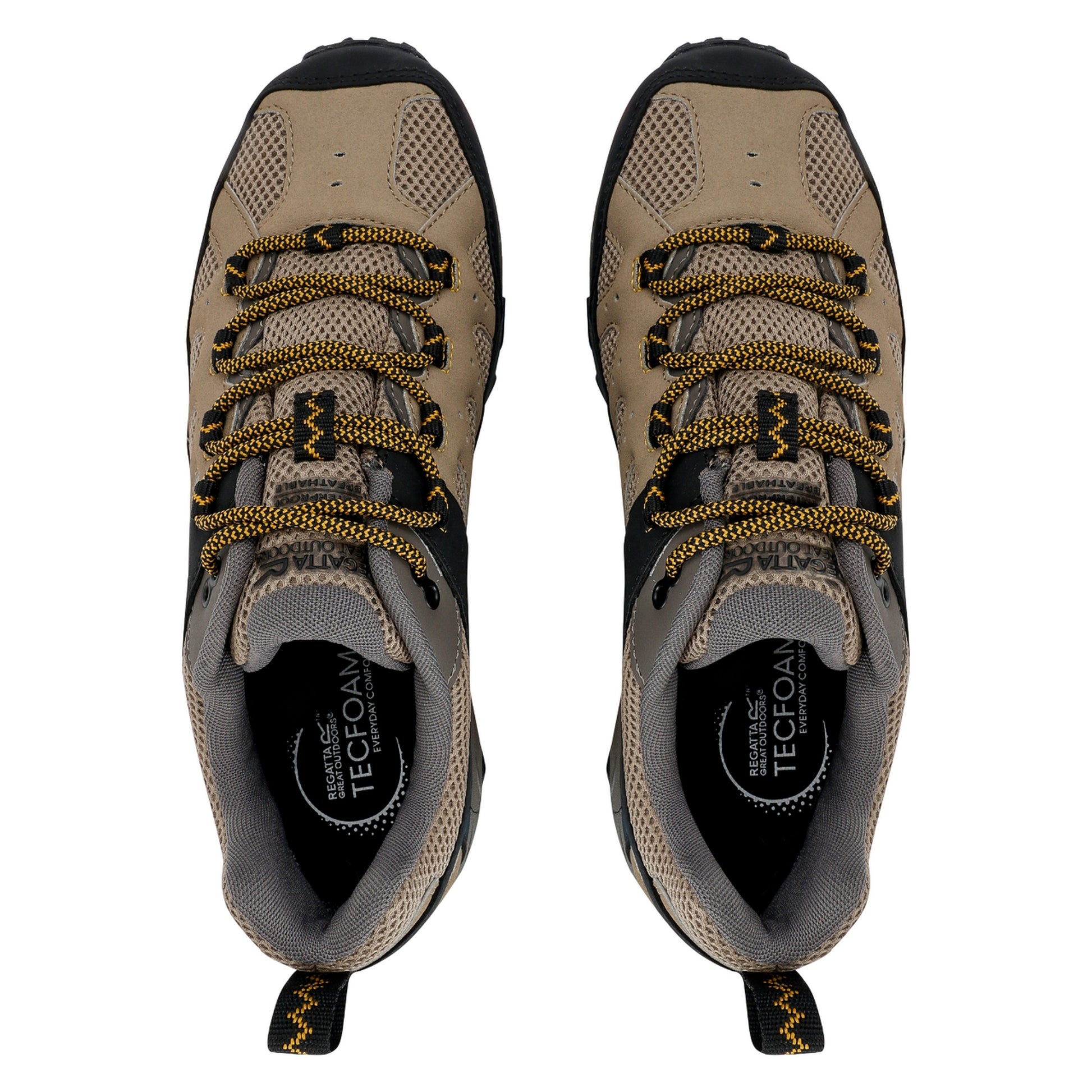 Clay-Gold Flake - Lifestyle - Regatta Mens Edgepoint IV Low Walking Shoes