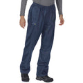 Navy - Back - Regatta Great Outdoors Mens Outdoor Classics Stormbreak Waterproof Overtrousers