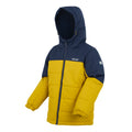 Navy-Gold Flake - Side - Regatta Childrens-Kids Lofthouse Insulated Jacket