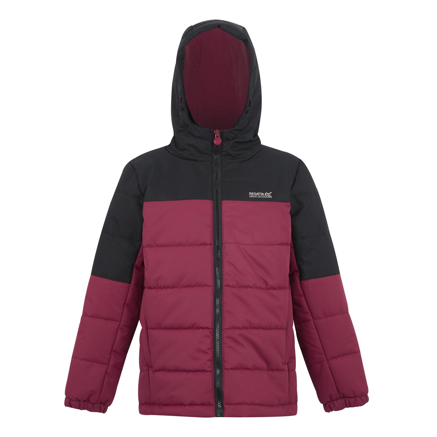 Black-Dark Pimento - Front - Regatta Childrens-Kids Lofthouse Insulated Jacket