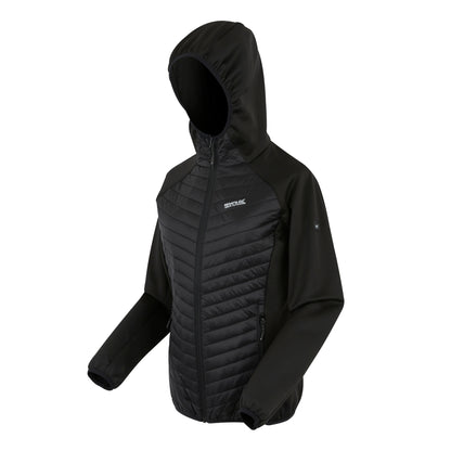 Black - Side - Regatta Womens-Ladies Anderson Hybrid Jacket