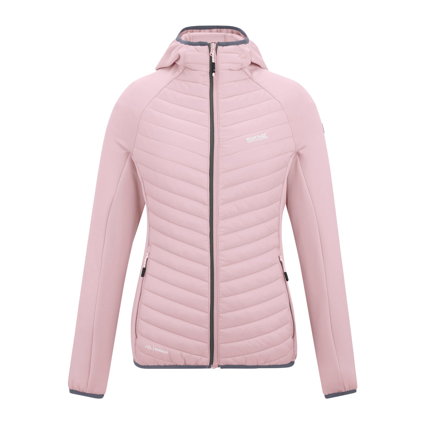 Powder Lilac - Front - Regatta Womens-Ladies Anderson Hybrid Jacket