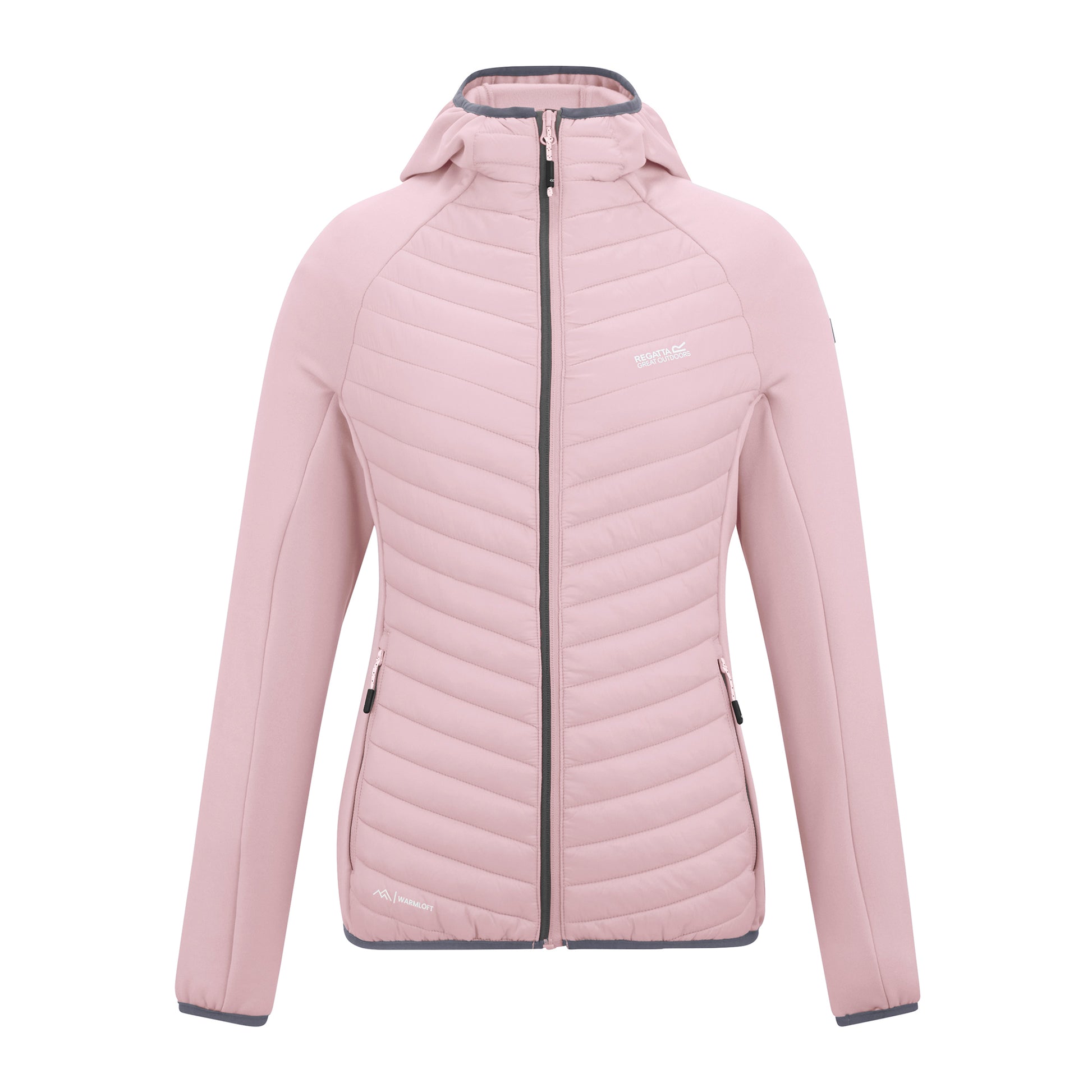 Powder Lilac - Front - Regatta Womens-Ladies Anderson Hybrid Jacket