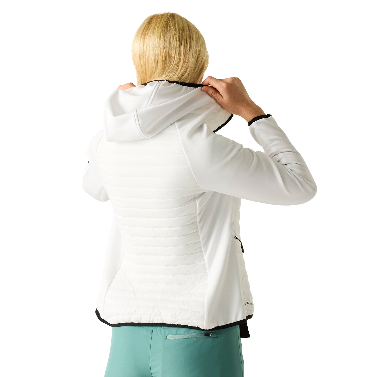 White - Pack Shot - Regatta Womens-Ladies Anderson Hybrid Jacket
