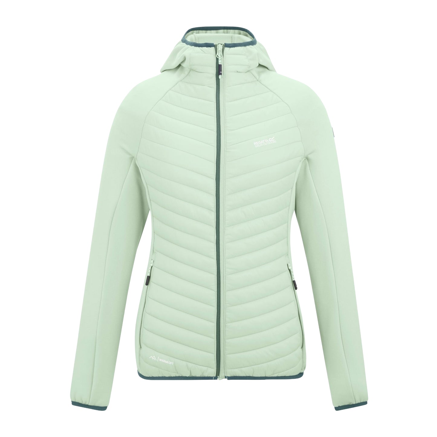 Ocean Mist - Front - Regatta Womens-Ladies Anderson Hybrid Jacket