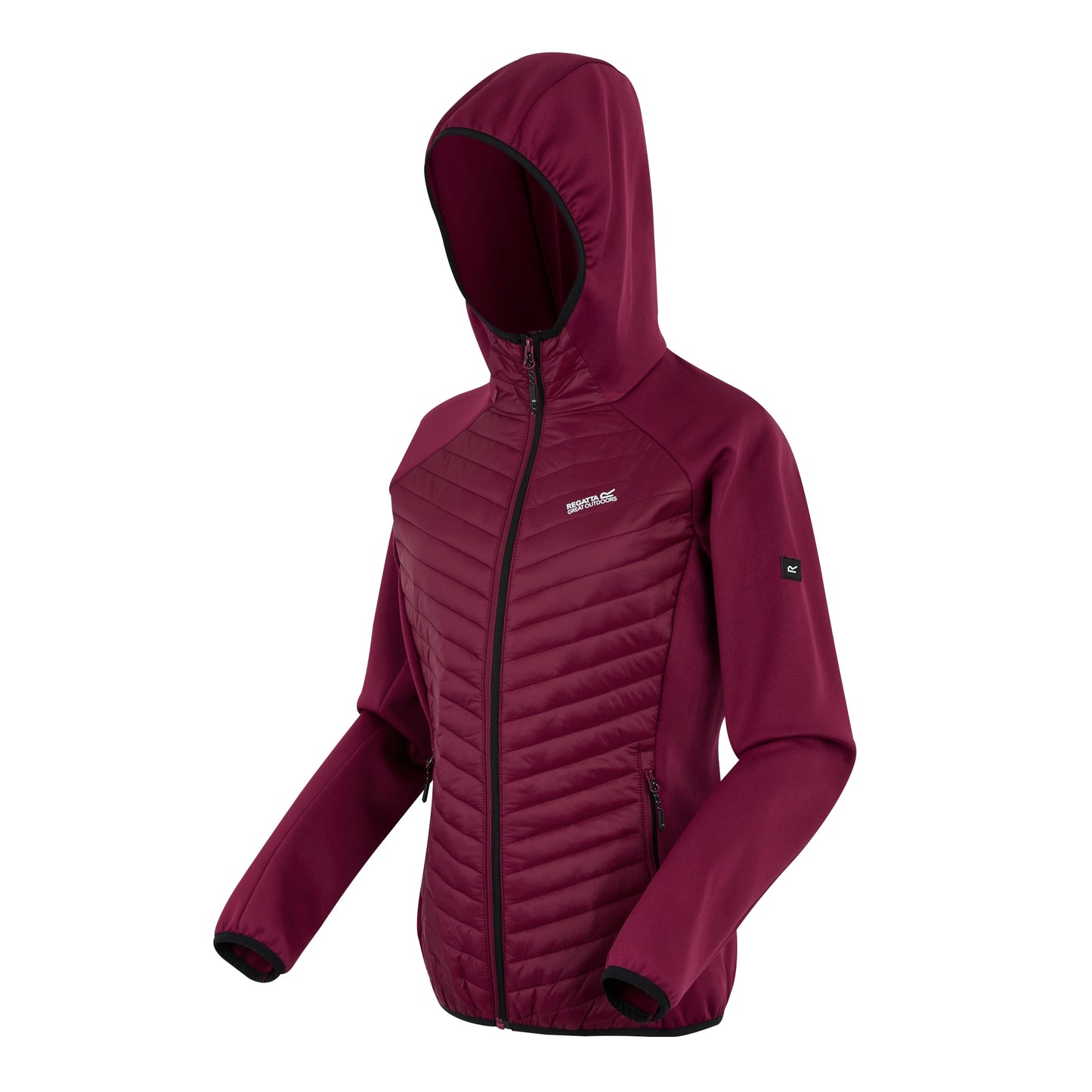 Dark Pimento - Side - Regatta Womens-Ladies Anderson Hybrid Jacket
