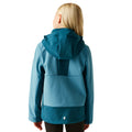 Storm Blue-Moroccan Blue - Pack Shot - Regatta Childrens-Kids Haydenbury Waterproof Soft Shell Jacket