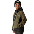 Olive Night-Black - Lifestyle - Regatta Childrens-Kids Haydenbury Waterproof Soft Shell Jacket