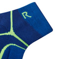 Blue-Lime Punch - Back - Regatta Mens Trail Merino Mix Ankle Socks