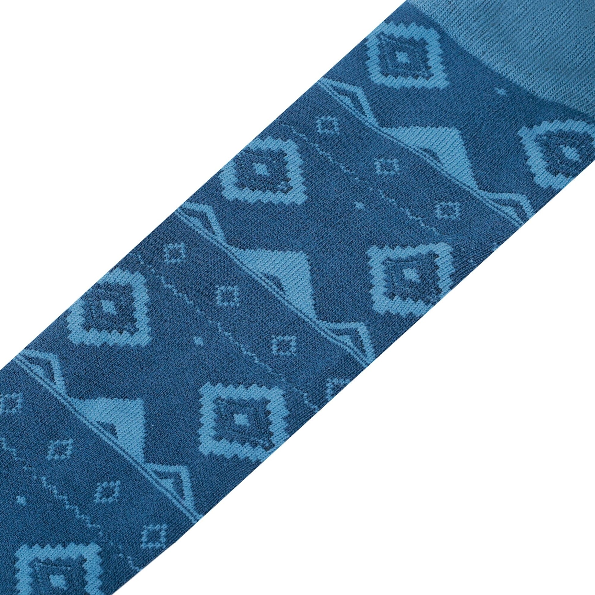 Moonlight Denim - Side - Regatta Mens Fair Isle Socks