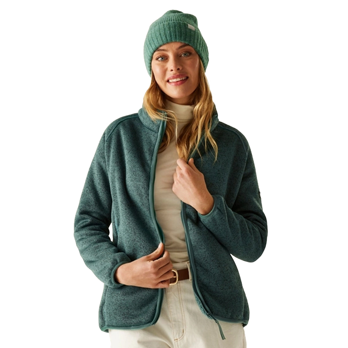 Spruce Green - Lifestyle - Regatta Womens-Ladies Mellrey Full Zip Fleece