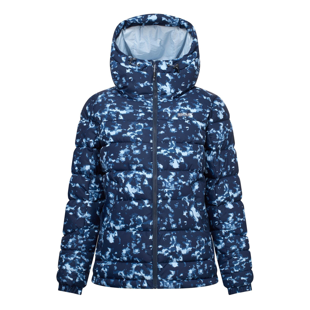 Navy - Front - Regatta Womens-Ladies Aldthorn Quilted Jacket