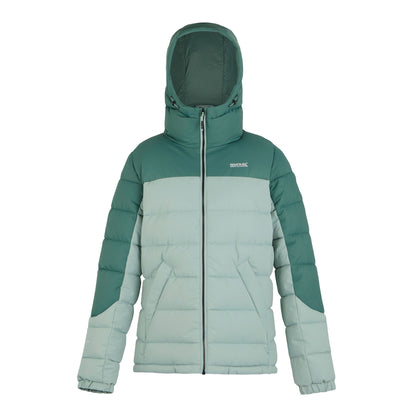 Green Haze-Spruce Green - Front - Regatta Womens-Ladies Aldthorn Quilted Jacket