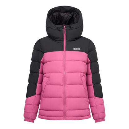 Violet-Black - Front - Regatta Womens-Ladies Aldthorn Quilted Jacket