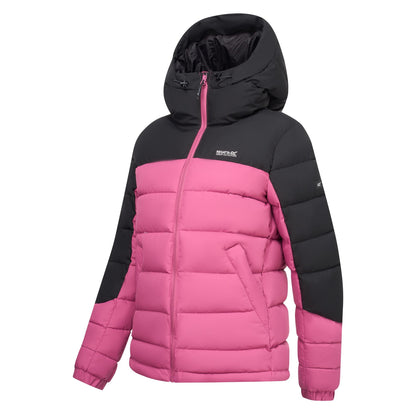 Violet-Black - Side - Regatta Womens-Ladies Aldthorn Quilted Jacket