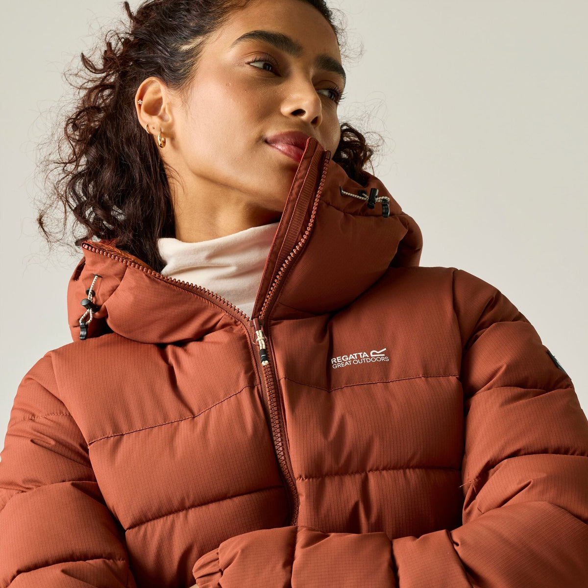 Burnt Henna - Side - Regatta Womens-Ladies Aldthorn Quilted Jacket