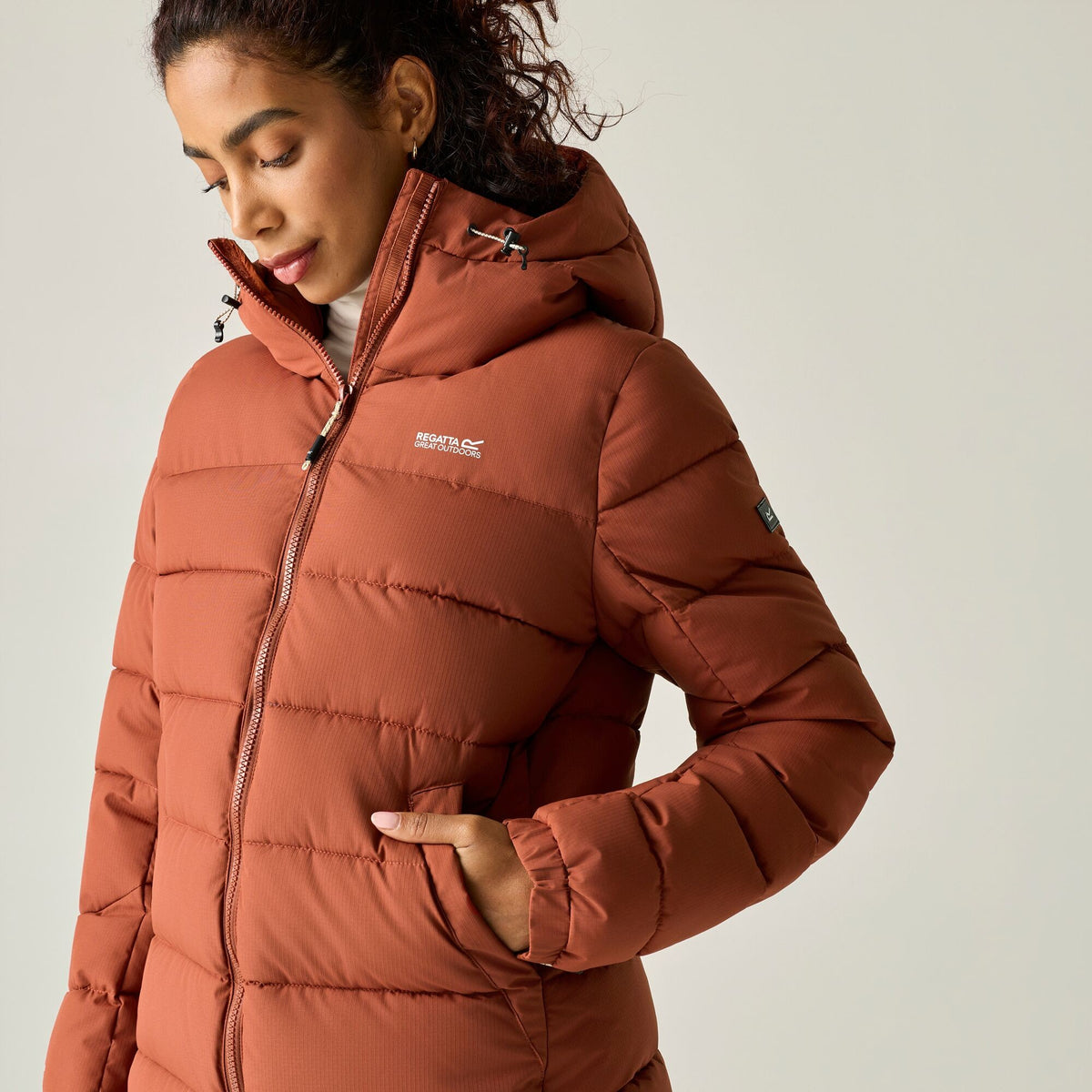 Burnt Henna - Lifestyle - Regatta Womens-Ladies Aldthorn Quilted Jacket