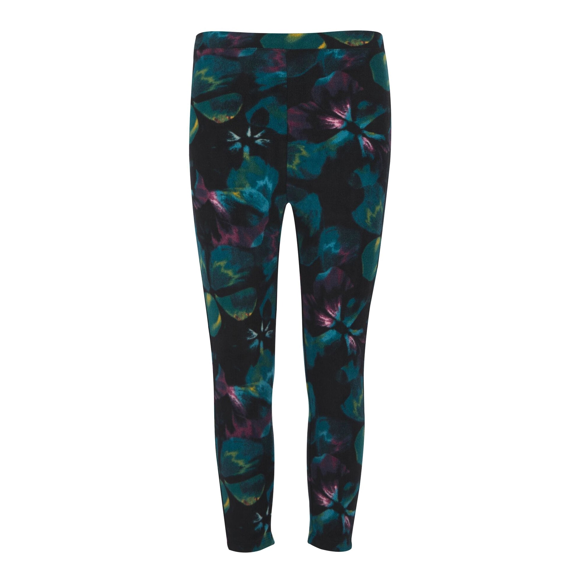 Multicoloured - Lifestyle - Dare 2B Childrens-Kids Electric Floral Print Thermal Base Layer Set