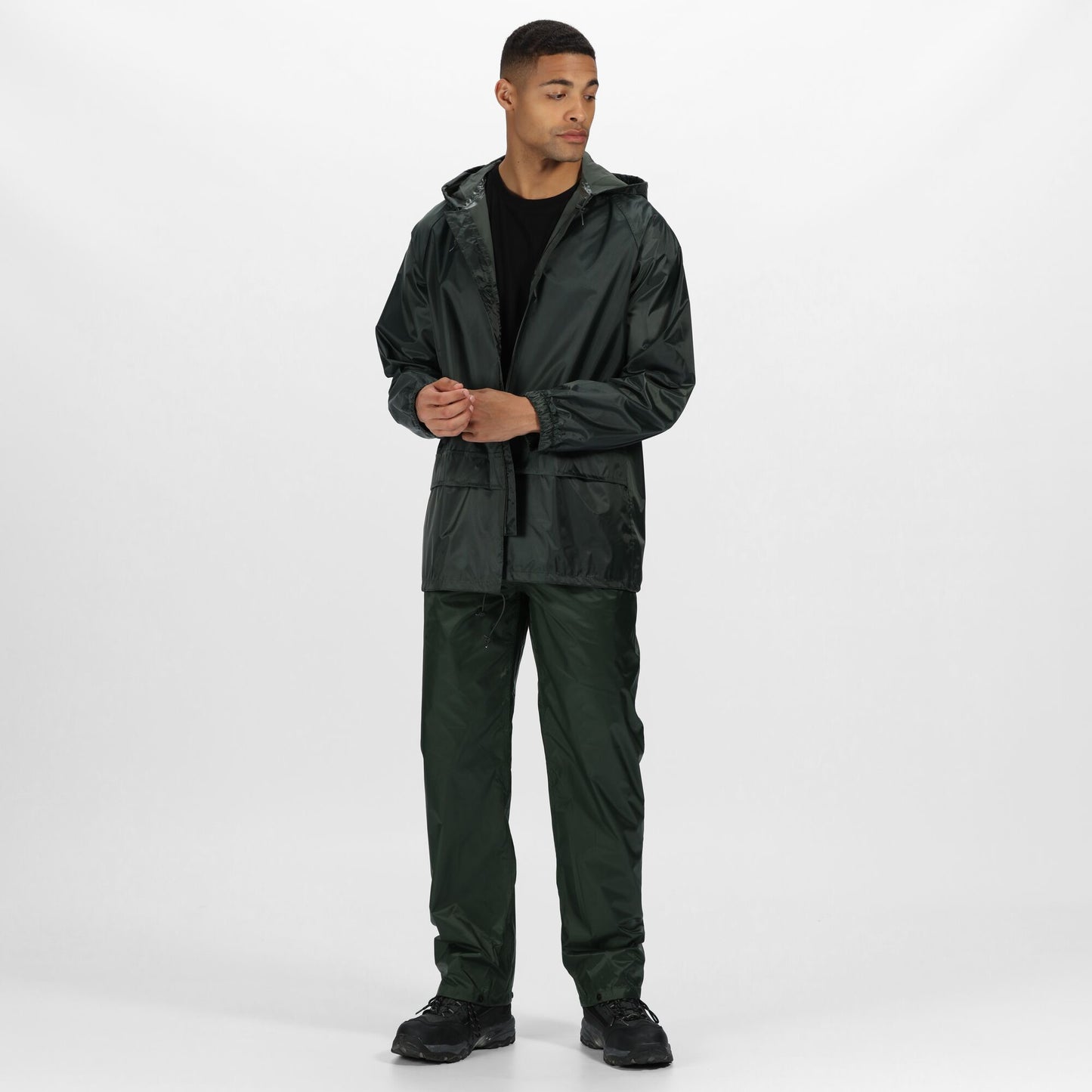 Dark Olive - Back - Regatta Great Outdoors Mens Outdoor Classics Waterproof Stormbreak Jacket