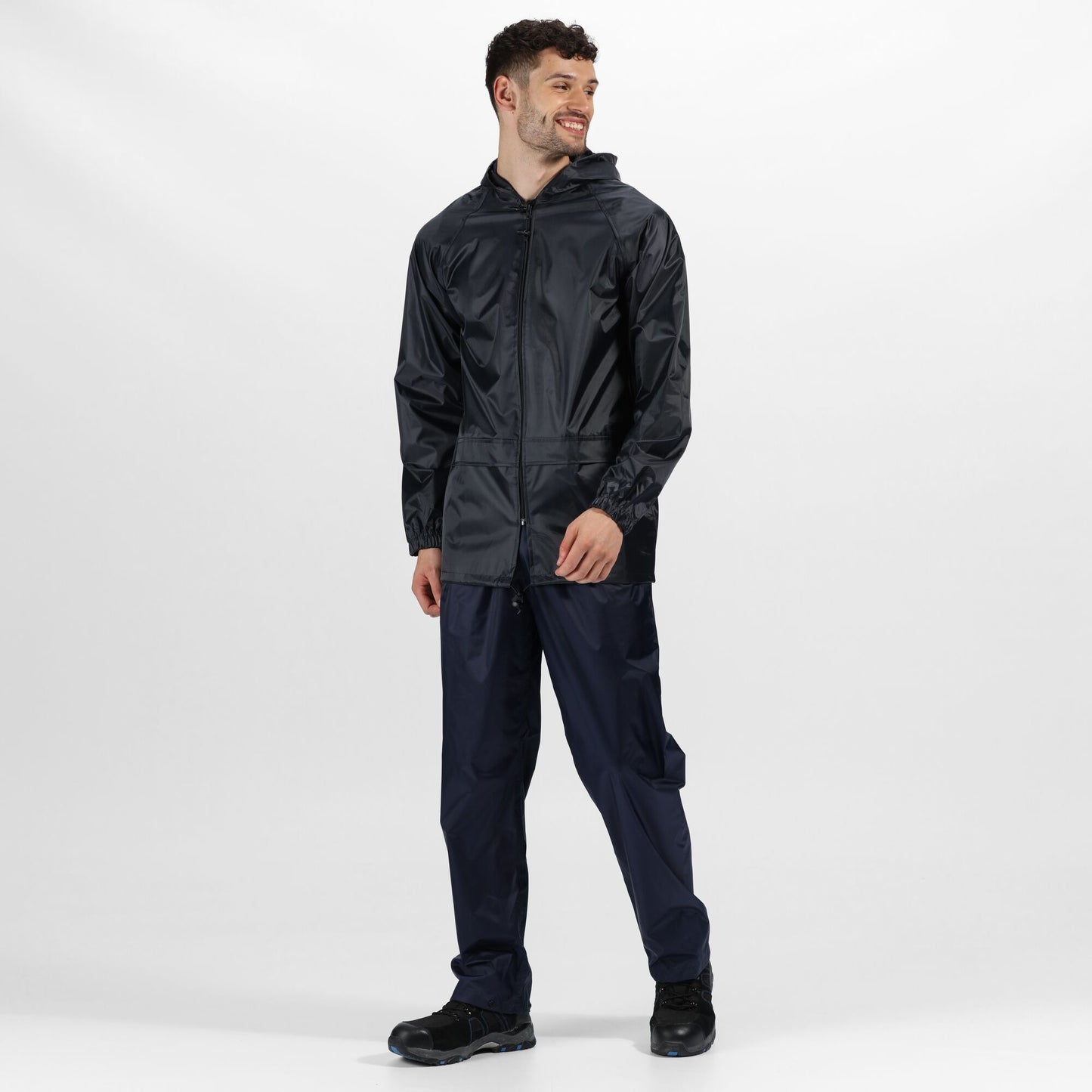 Navy - Back - Regatta Great Outdoors Mens Outdoor Classics Waterproof Stormbreak Jacket
