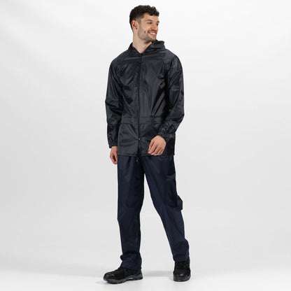 Navy - Back - Regatta Great Outdoors Mens Outdoor Classics Waterproof Stormbreak Jacket