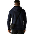 Navy-Black - Pack Shot - Regatta Mens Naddle Fleece Full Zip Hoodie