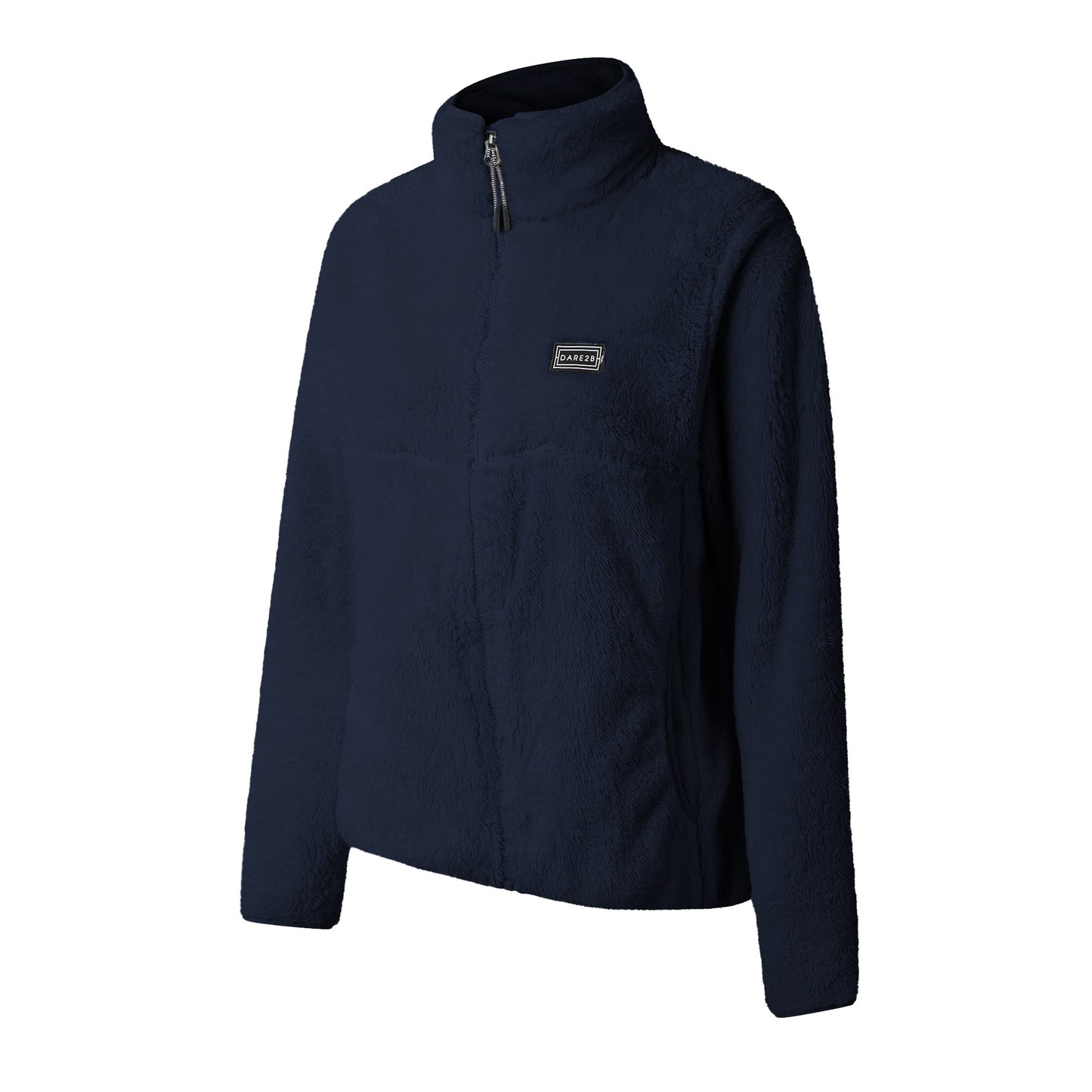 Navy - Side - Dare 2B Womens-Ladies Gnarly Fleece Top