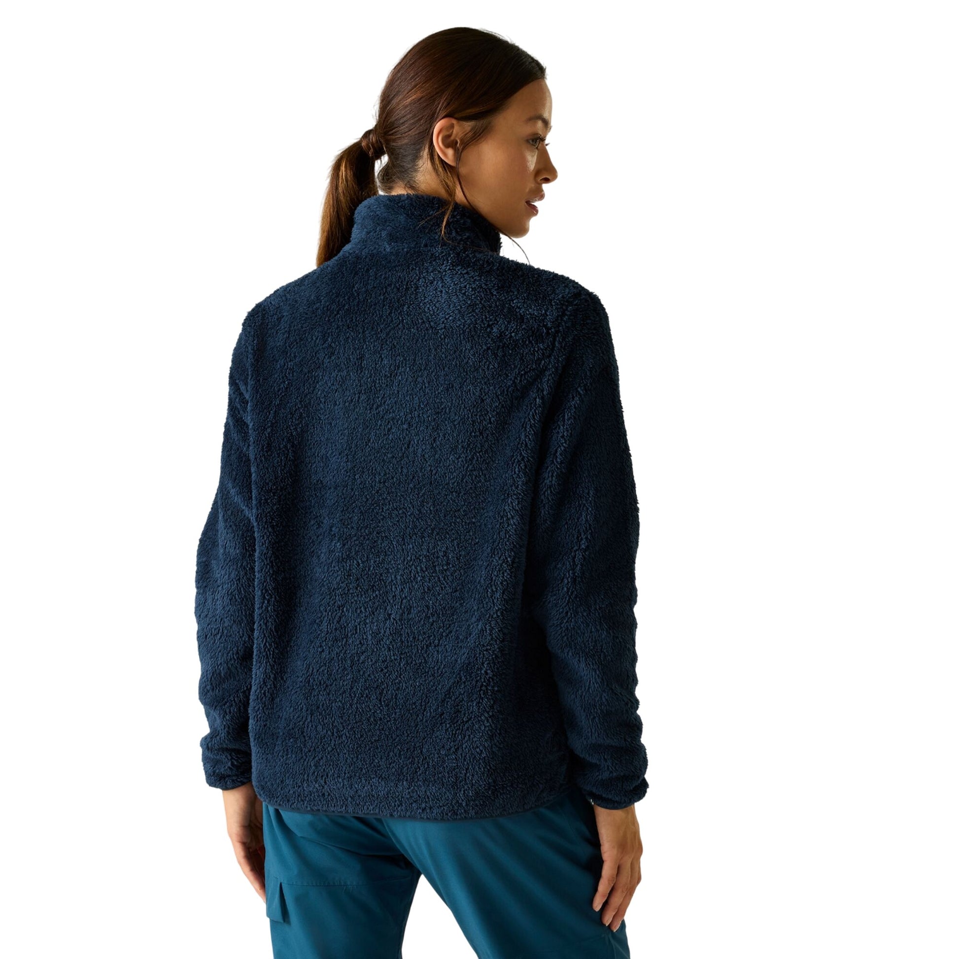 Navy - Pack Shot - Dare 2B Womens-Ladies Gnarly Fleece Top