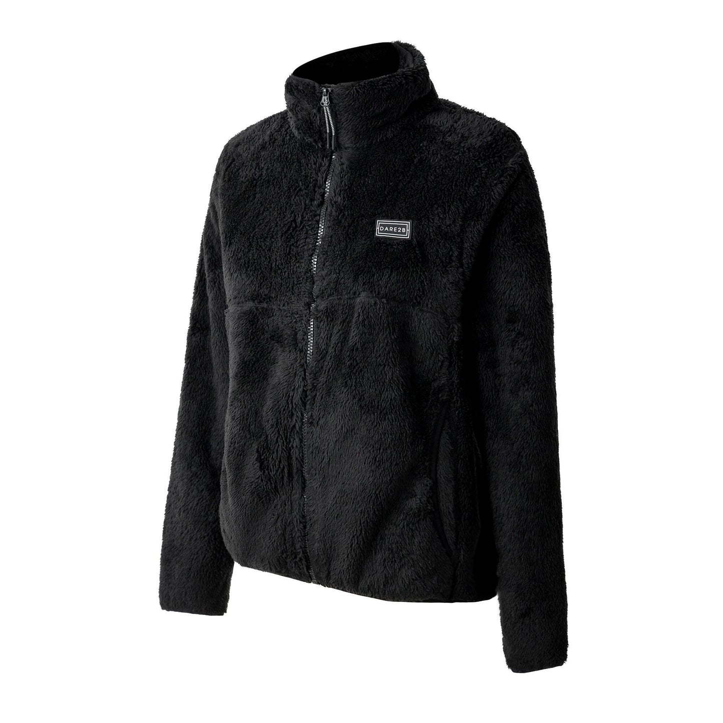 Black - Side - Dare 2B Womens-Ladies Gnarly Fleece Top