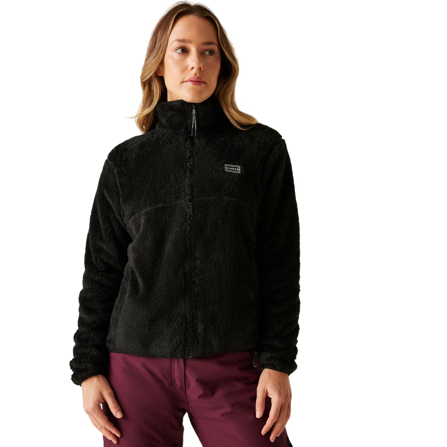 Black - Lifestyle - Dare 2B Womens-Ladies Gnarly Fleece Top