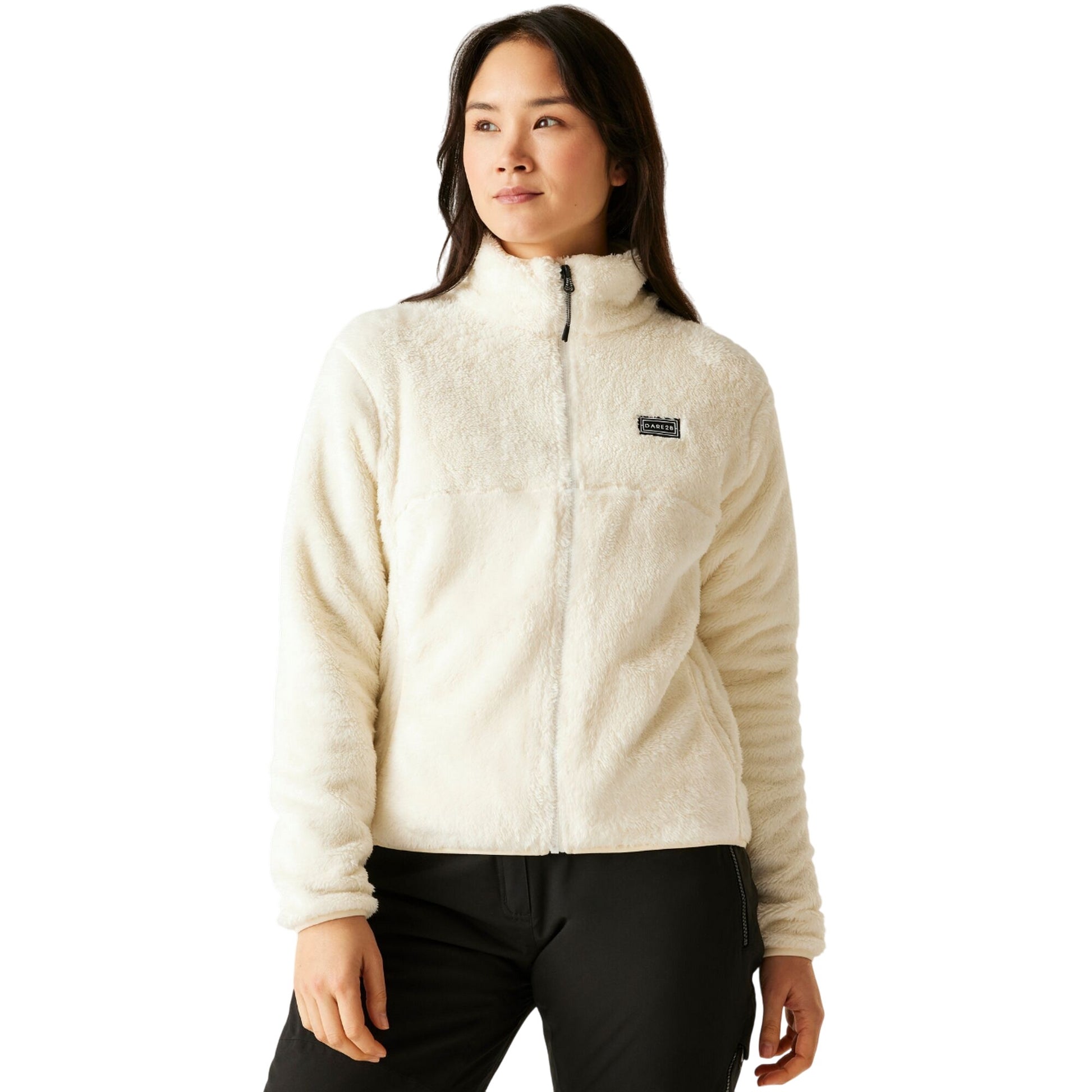 Egret - Lifestyle - Dare 2B Womens-Ladies Gnarly Fleece Top