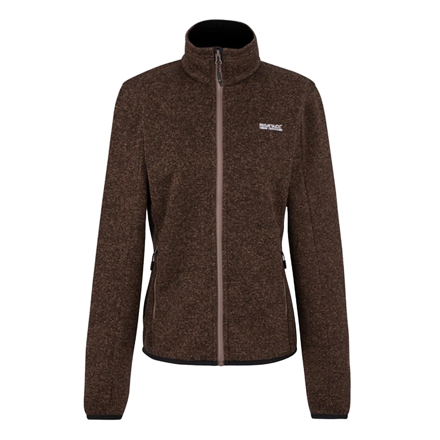 Mocha - Front - Regatta Womens-Ladies Newhill Full Zip Fleece Jacket