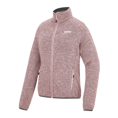 Pink Haze - Side - Regatta Womens-Ladies Newhill Full Zip Fleece Jacket