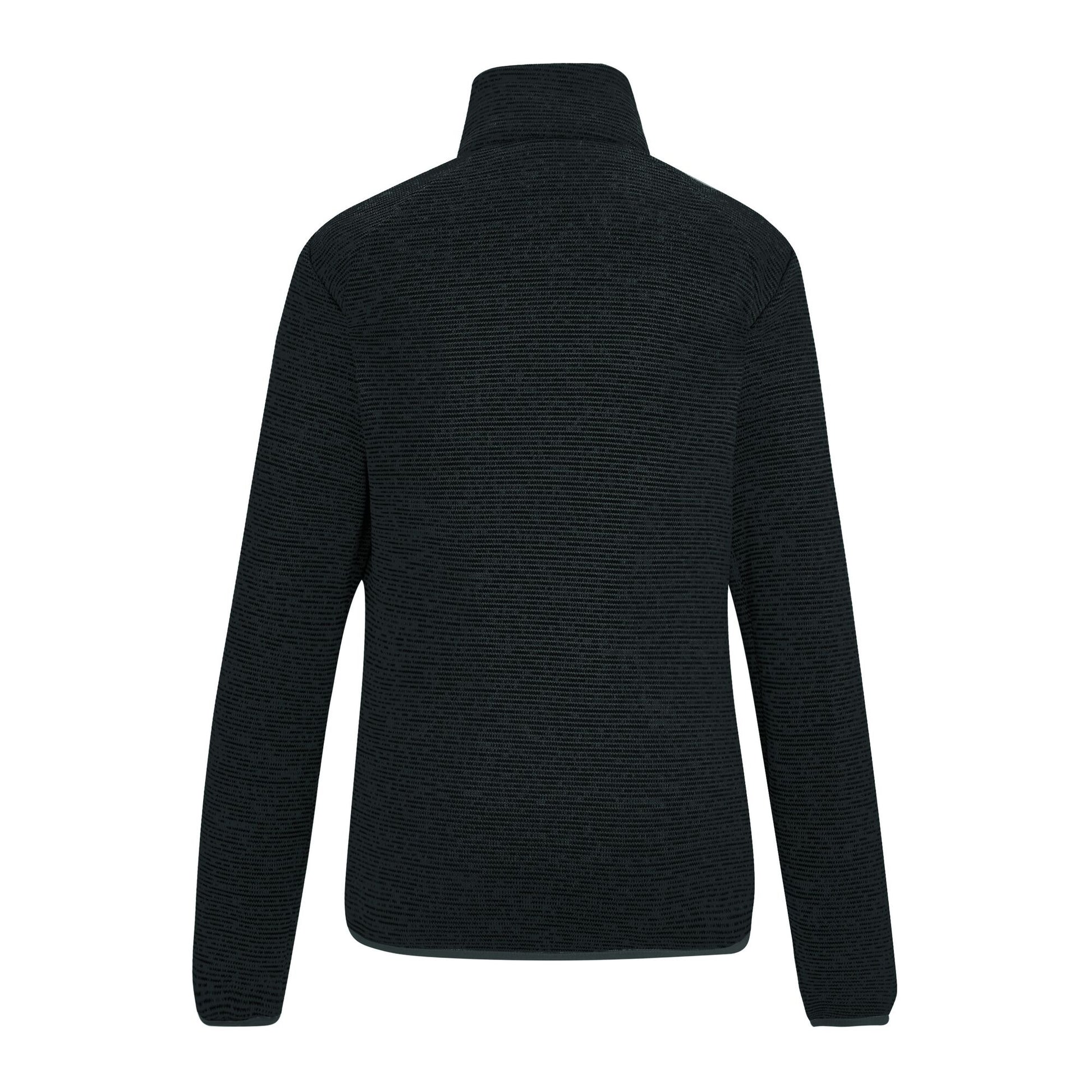 Black - Side - Regatta Womens-Ladies Newhill Full Zip Fleece Jacket