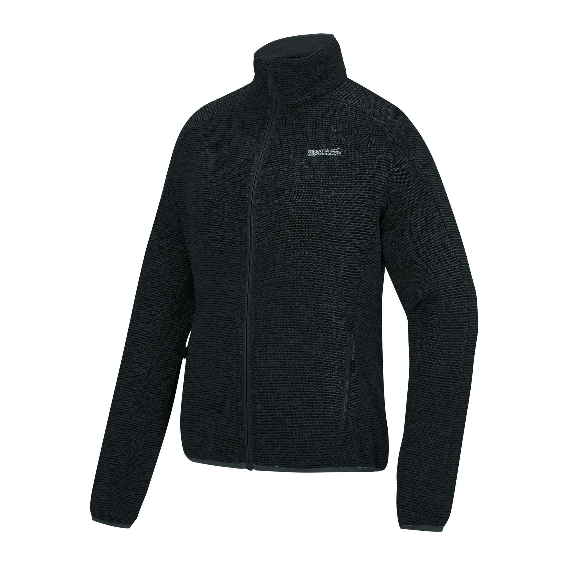 Black - Lifestyle - Regatta Womens-Ladies Newhill Full Zip Fleece Jacket